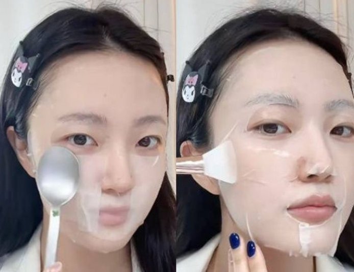 韓妞「敷面膜隱藏用法」一定要學！冰湯匙幫助消水腫、精華液不浪費