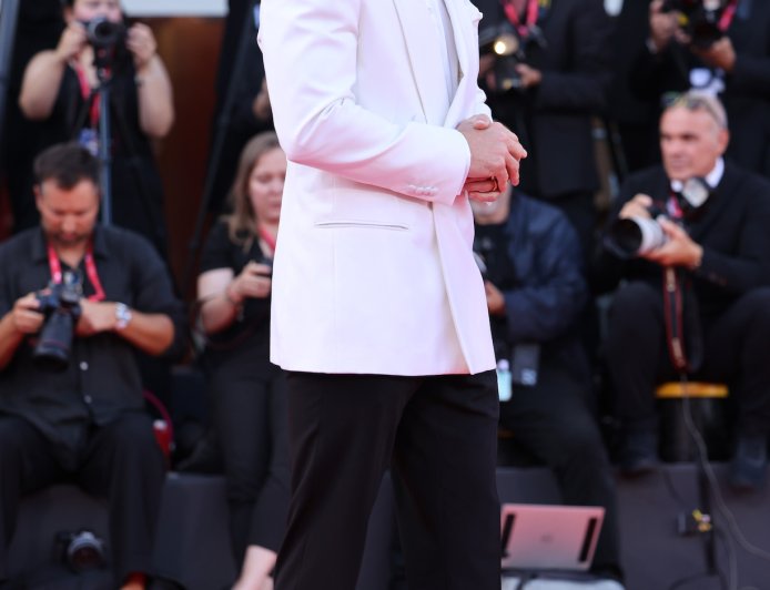 Aaron Taylor-Johnson Debuts Rugged, Bushy Beard at Venice Film Festival