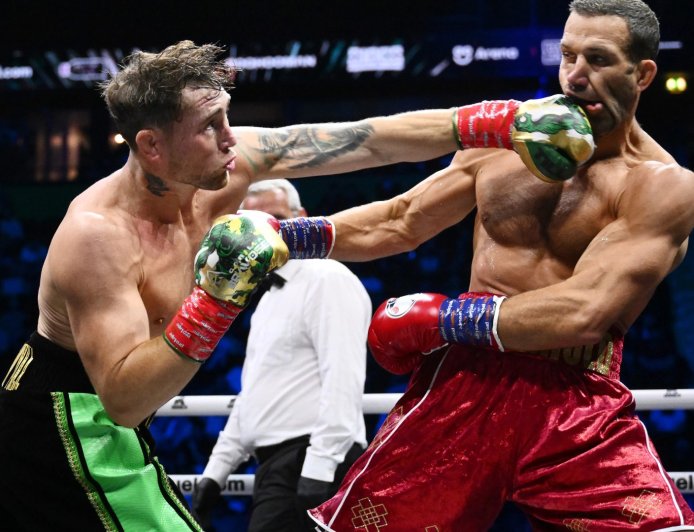 Darren Till brutally knocks Luke Rockhold out cold with sickening left hand to claim dominant Misfits 22 win