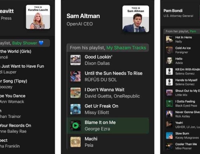 Anonymous researcher exposes politicians' hidden Spotify playlists, including Vance, Leavitt and Bondi