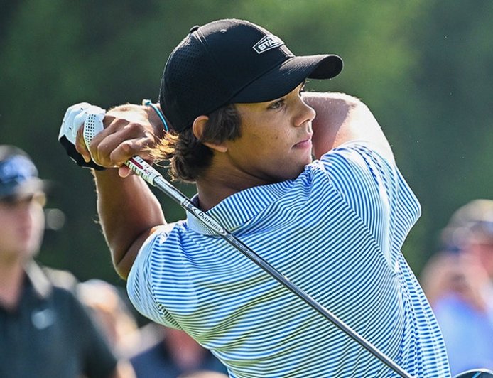 Charlie Woods, Tiger Woods' son, nails hole-in-one at TPC Sawgrass Junior Players Championship tournament