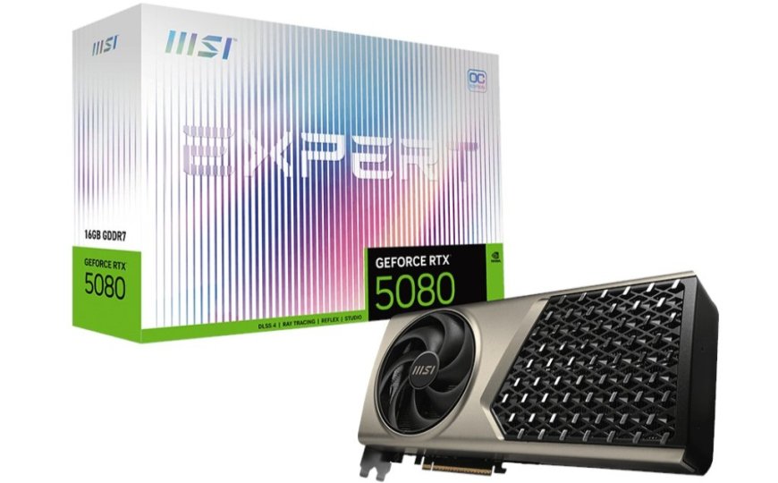 微星首款 RTX 50 大神显卡 RTX 5080 16G EXPERT 发布,1399.99 美元