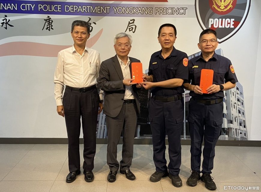 張榮興署長南下慰勞　感謝台南員警雨中英勇奮戰守護災區