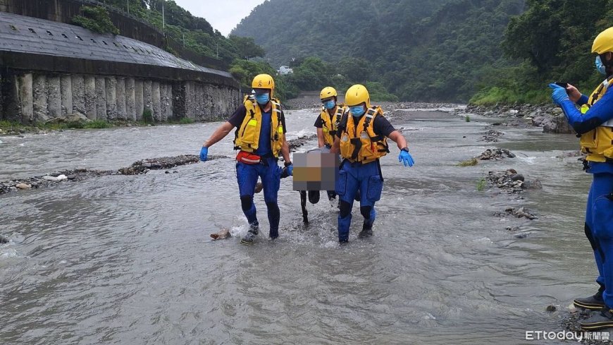 快訊 ∕ 中橫大甲溪河床浮屍卡岸邊　民眾嚇壞急報警