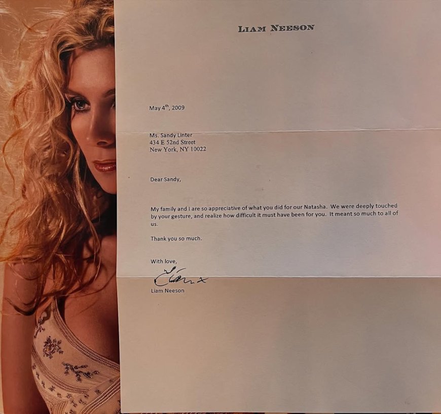 Natasha Richardson’s Makeup Artist Shares Sweet Letter From Liam Neeson