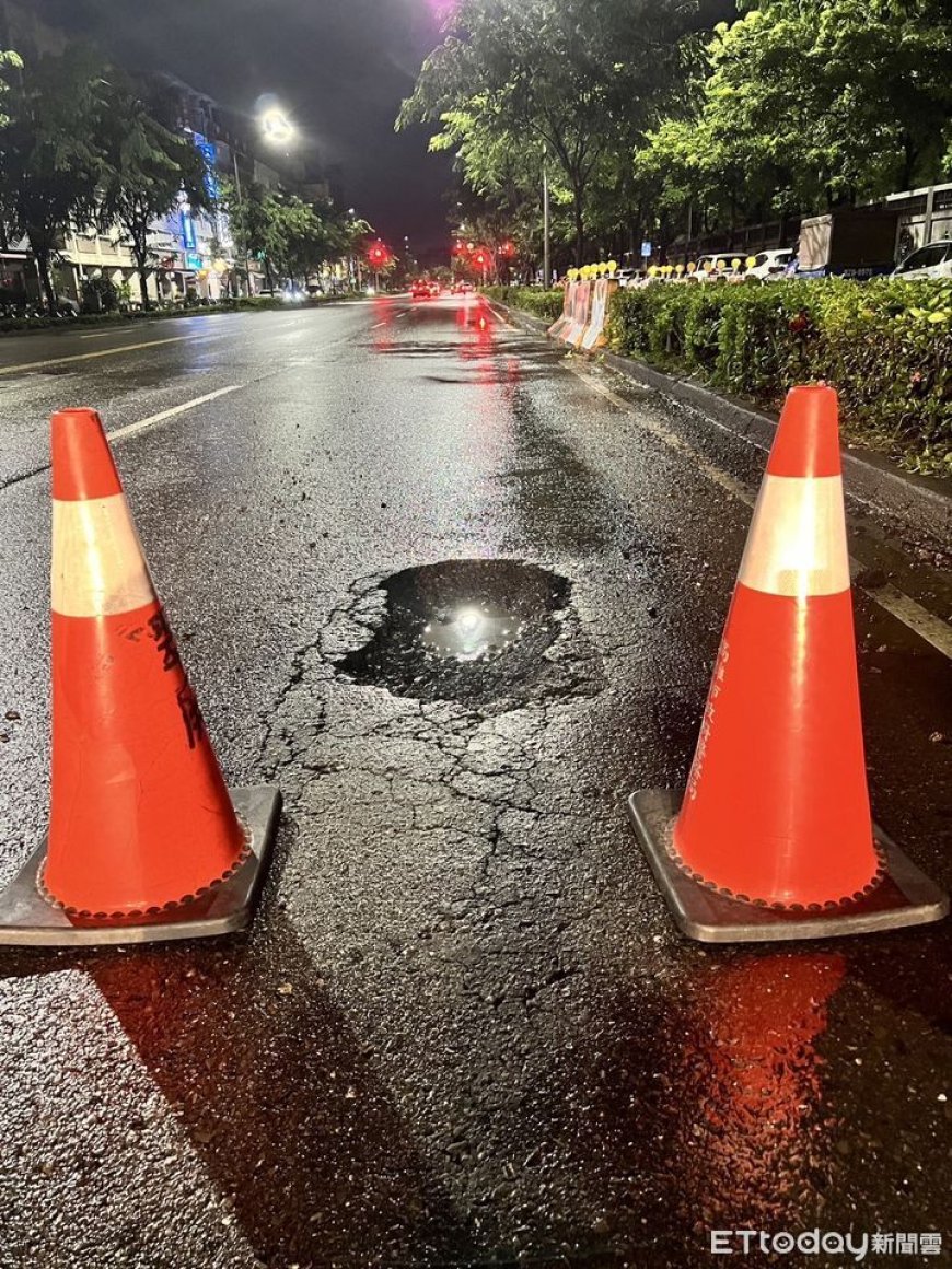 雨彈狂砸馬路藏「坑洞地雷」害4車開過爆胎　高雄市府要賠了
