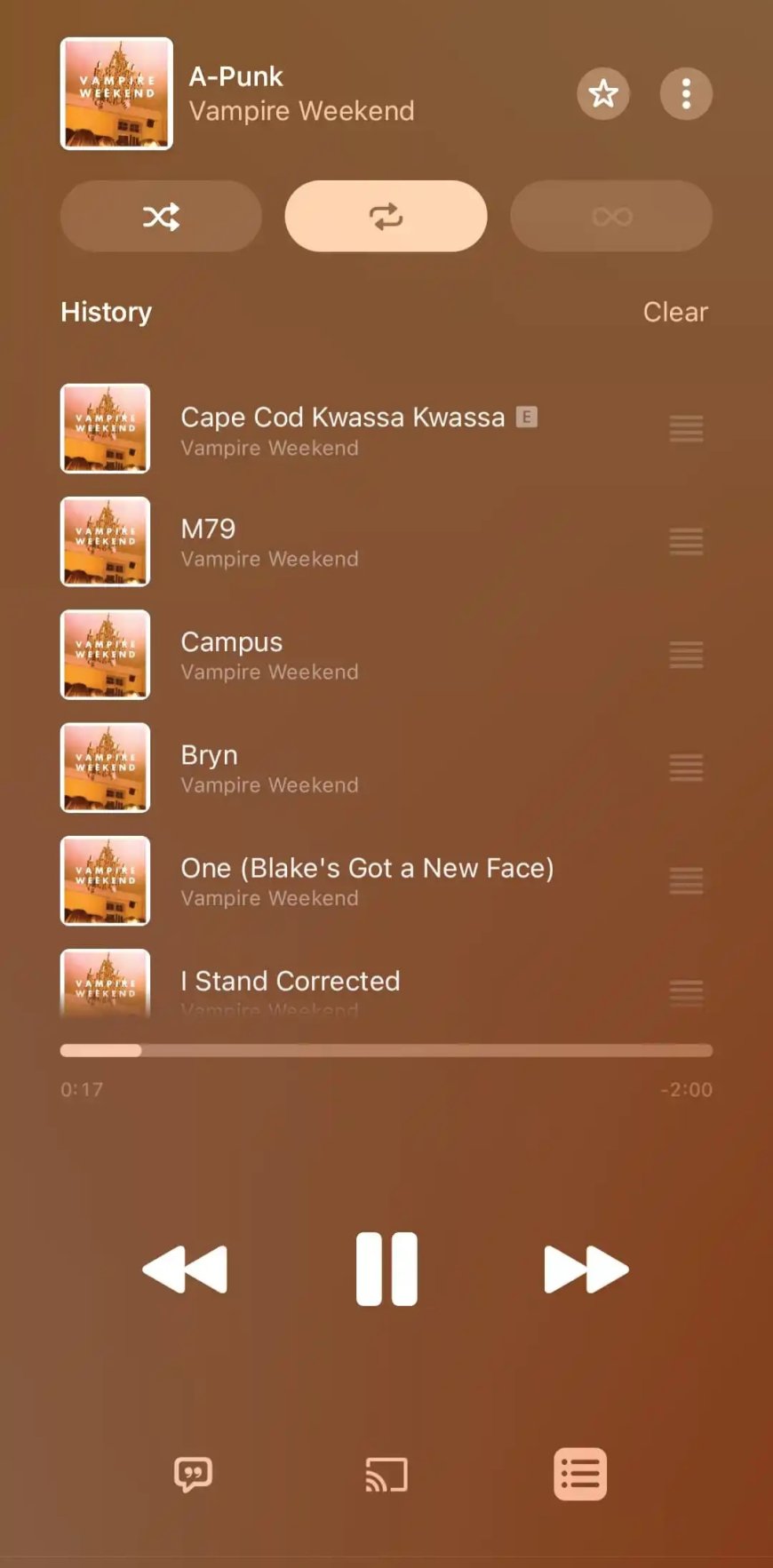 安卓版苹果 Apple Music 5.0 抢先体验：调整按钮、置顶音乐