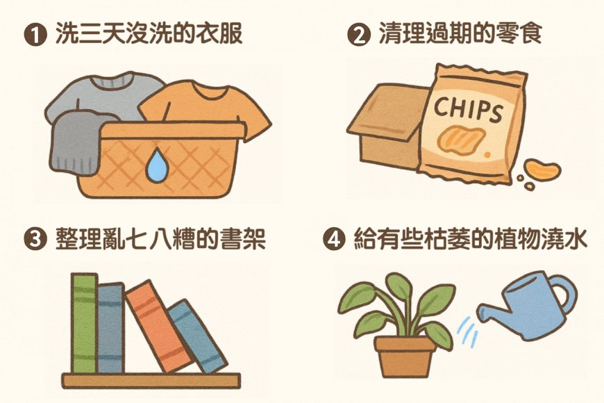 收拾房間哪件事先做？探究你潛意識裡最在乎什麼