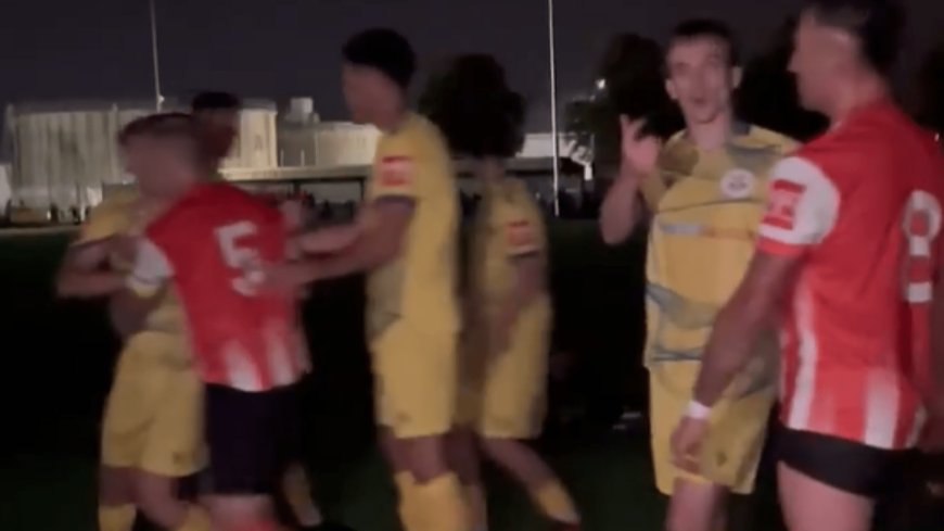 Mass brawl breaks out and referee knocked over in ‘most football match ever’
