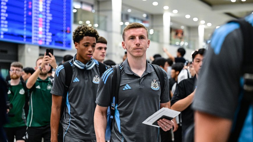 Matt Targett addresses hilarious rumour he was left behind at Newcastle’s pre-season tour in seven-word Instagram post