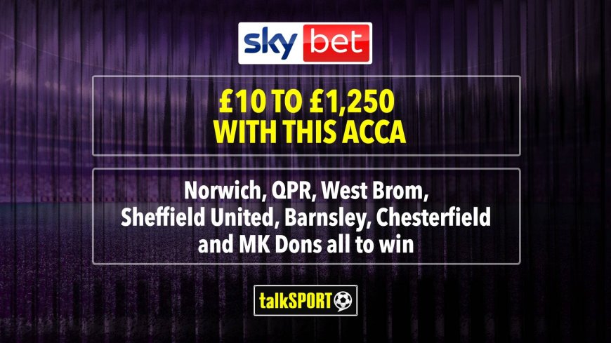Turn £10 into over £1,250 with this Saturday&#8217;s 125/1 accumulator on Sky Bet