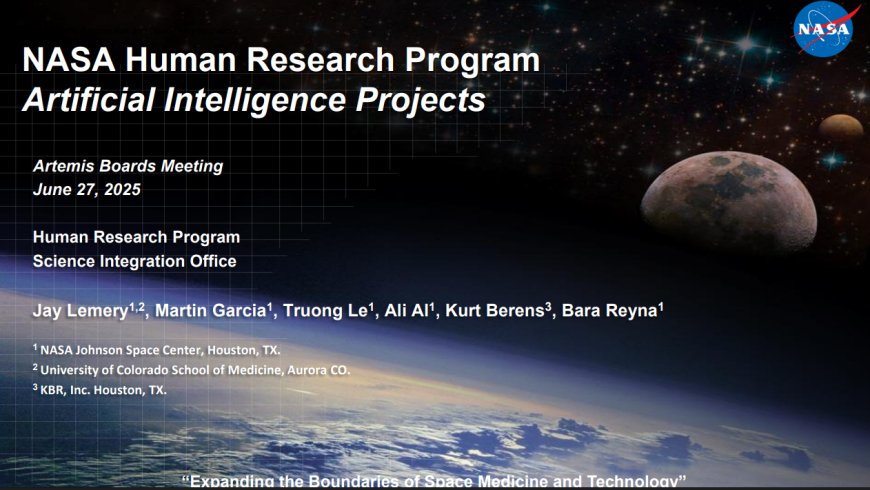 宇航员在火星失联受伤咋办?美国宇航局携手谷歌打造太空版 AI 医生