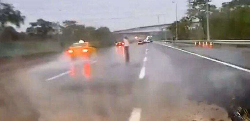 國3新化路段連2起車禍　男子竟站路中央交管！國道警說母湯