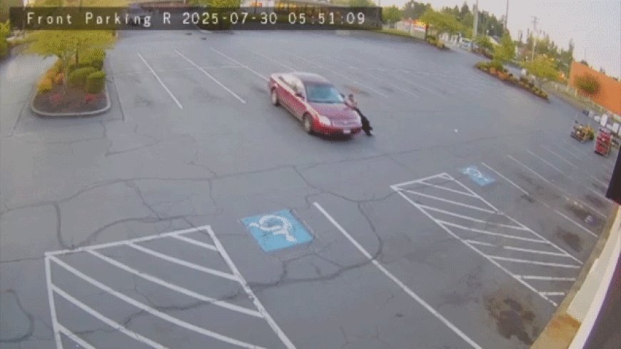 DIY tow job goes horribly wrong as runaway car hits same Washington restaurant multiple times