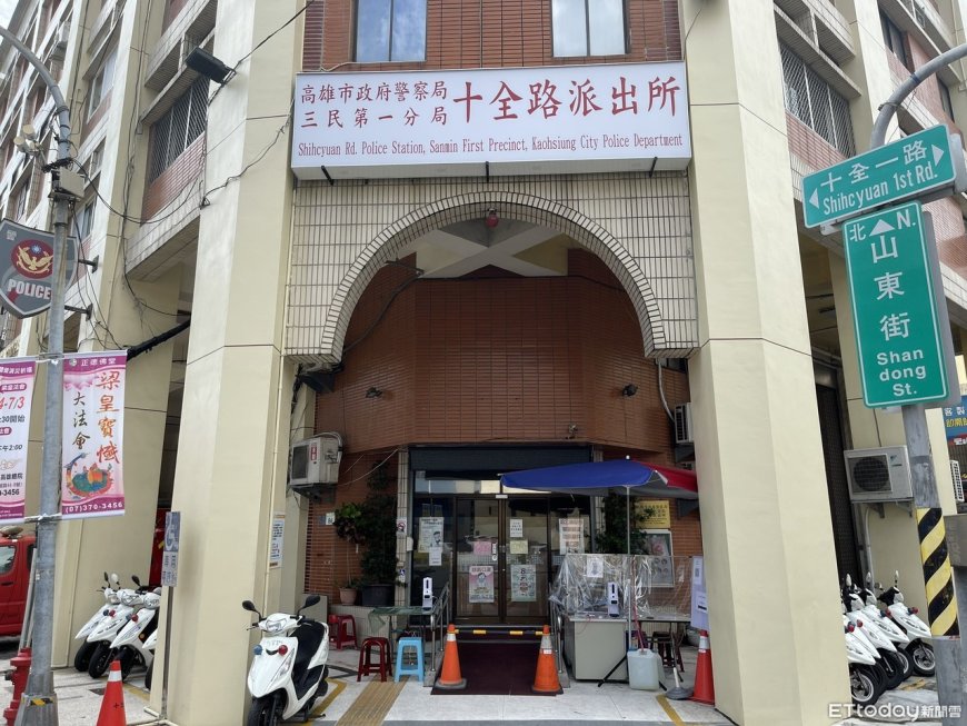 高雄十全停車風波　影印店老闆闖派出所開嗆...監視器還原經過