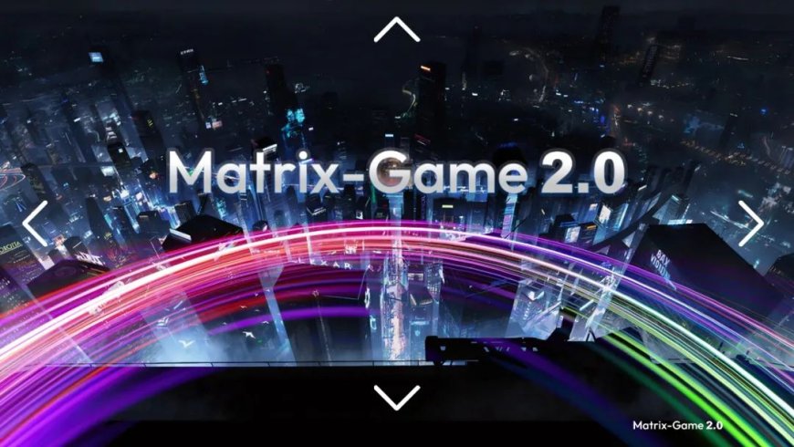 AI 生成游戏,昆仑万维发布并开源 Matrix-Game 2.0、Matrix-3D 模型
