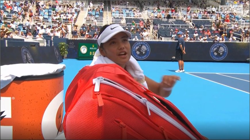 Emma Raducanu forced to apologise after being given warning for breaking little-known rule