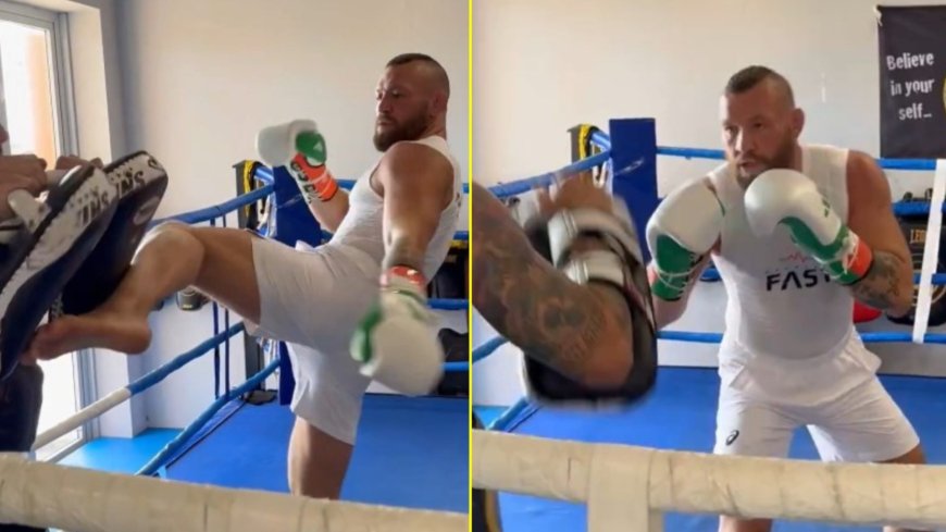 Conor McGregor mocked by UFC legend after releasing training footage ahead of UFC comeback