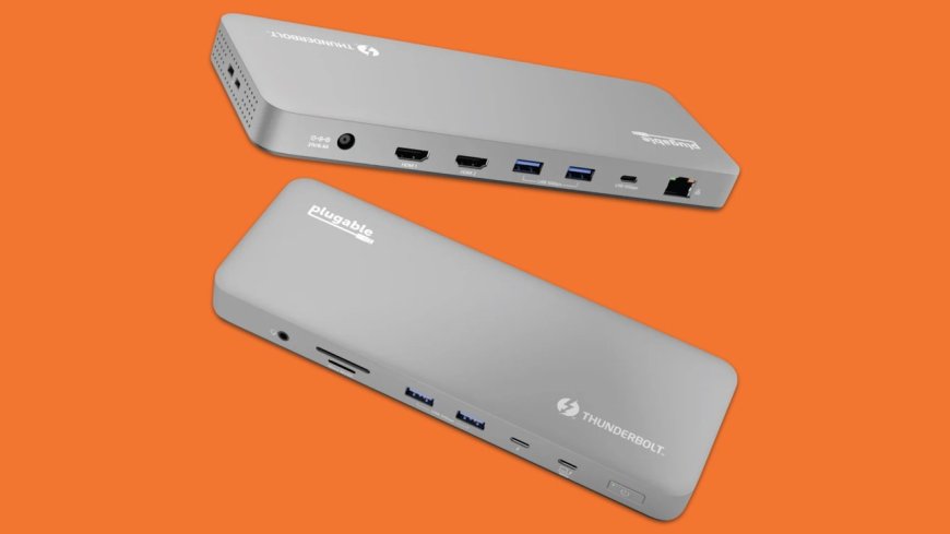 M4 Mac 最佳拍档:Plugable 推 Thunderbolt 4 扩展坞,支持 4K 双屏输出、96W 充电、13 个端口