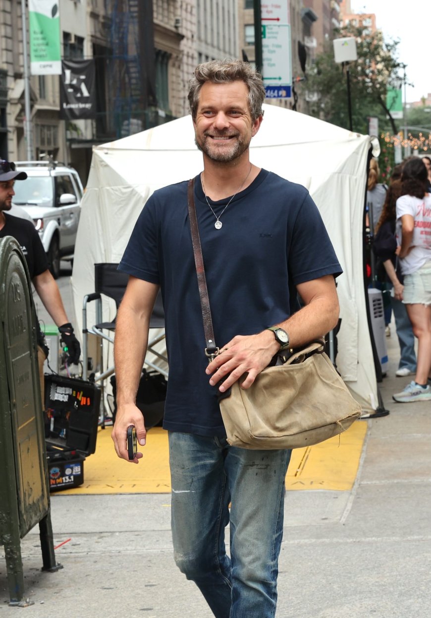Joshua Jackson Strolls and Smiles With Simone Ashley in NYC in New Photo
