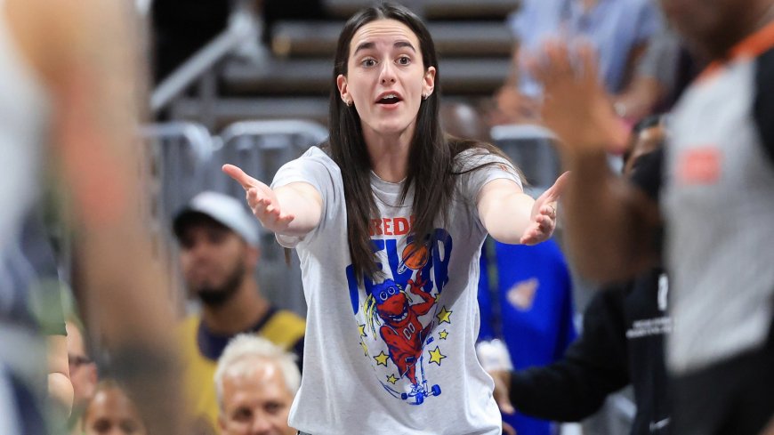 Heated Caitlin Clark yells at referees and holds back coach as Paige Bueckers makes statement vs Fever