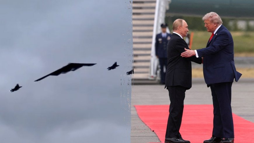 'Absolutely incredible': B-2 bomber, F-35 escort set stage for Trump-Putin talks in Alaska