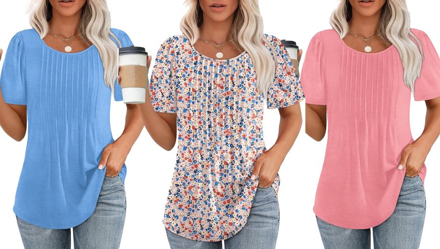 Midsection Struggles? These 17 Pleated Tops Cleverly Flatter and Slim — Starting at $8