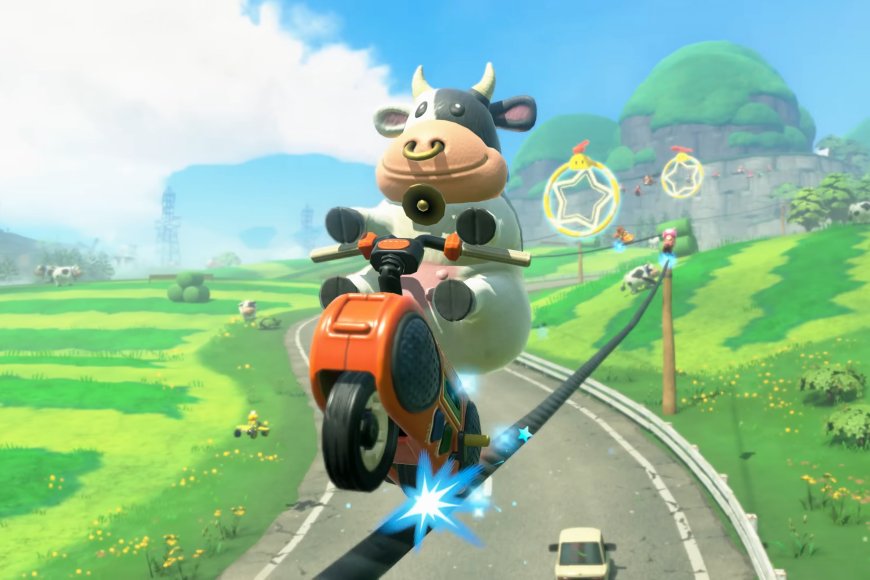 PETA Urges Nintendo to Remove ‘Mario Kart World’ Cow’s Nose Ring: ‘It’s-a Mean!’