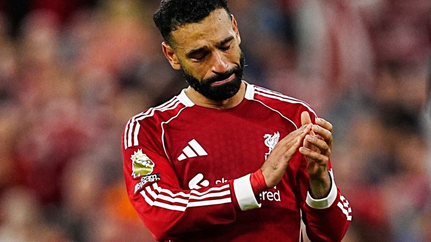 Mohamed Salah fights back tears as Liverpool fans pay poignant tribute to Diogo Jota