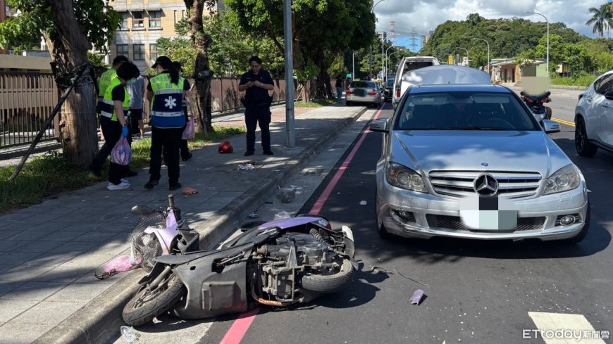 新北死亡車禍！女騎士等紅燈遭逆撞　彈飛傷重不治
