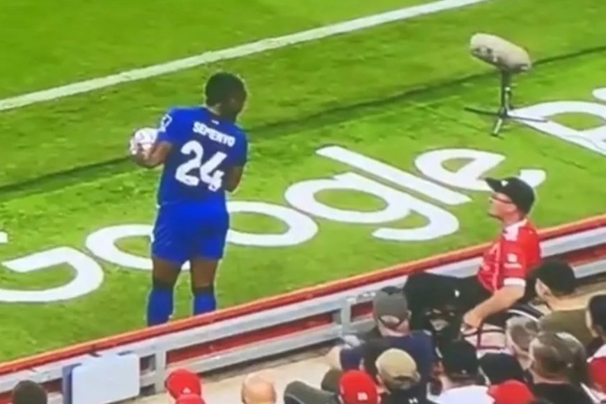 Antoine Semenyo speaks out as police arrest fan who racially abused him during Liverpool clash