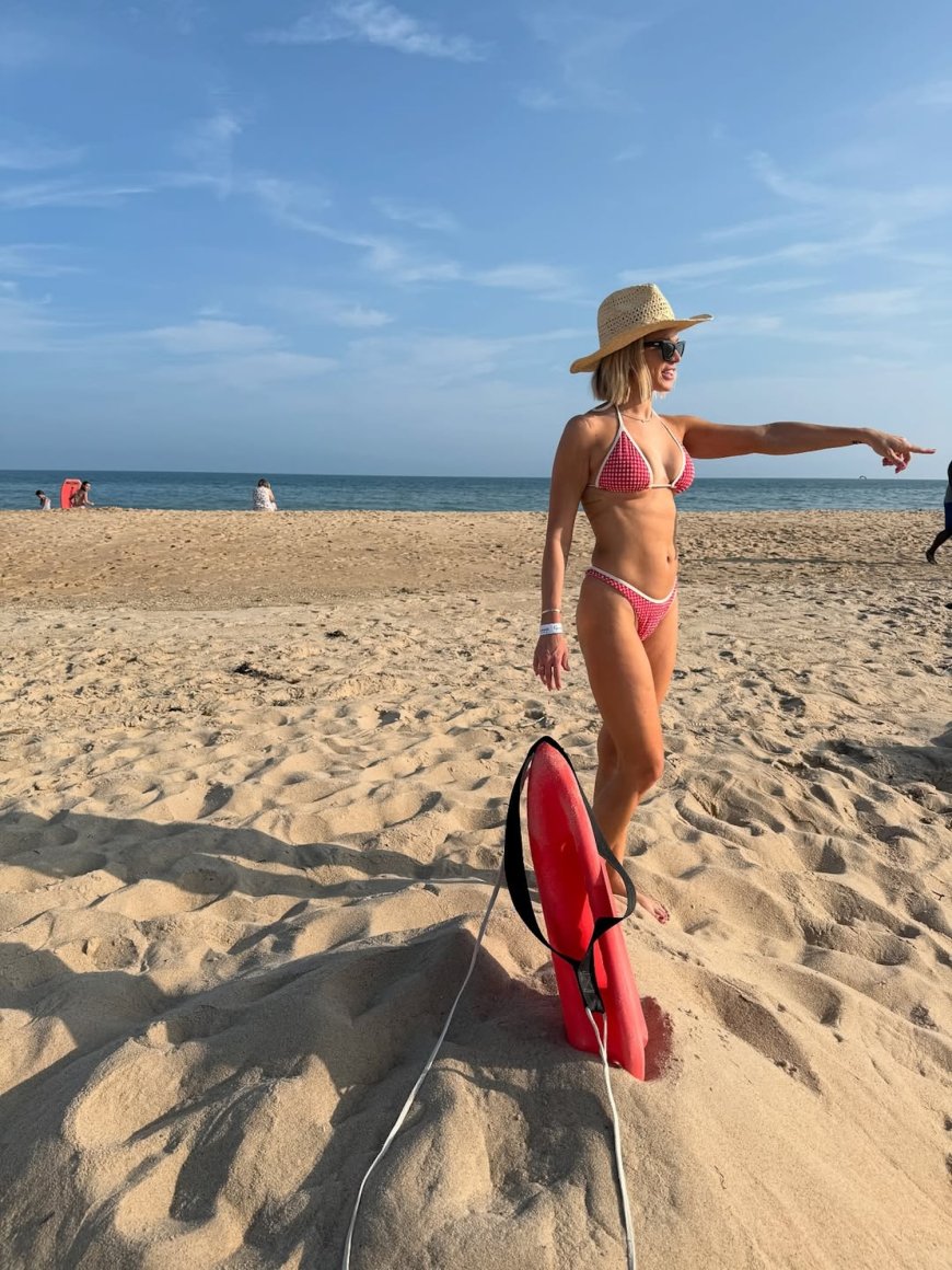 Lindsay Hubbard Shows Off Her Postpartum Figure in Gingham Bikini