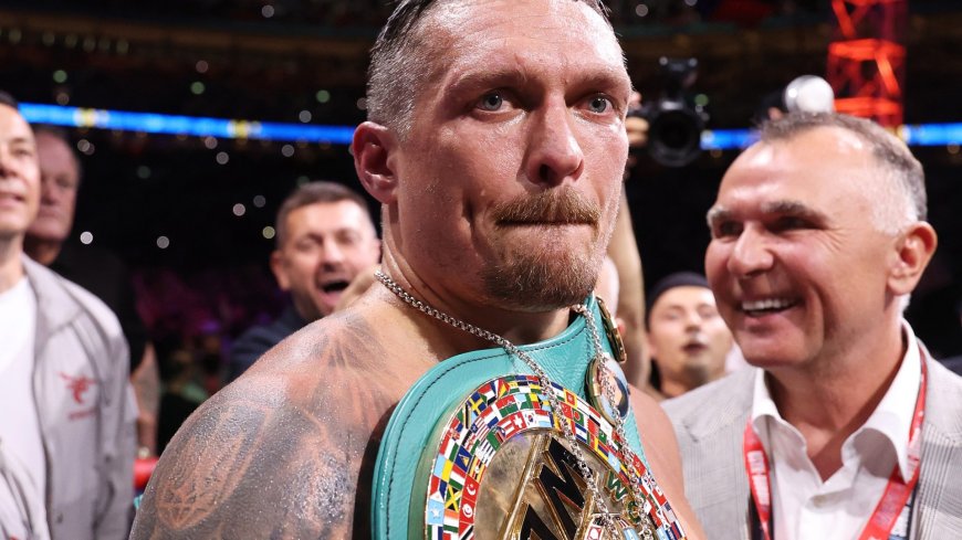 ‘Don’t push the horses’ – Oleksandr Usyk’s team releases statement on Ukrainian’s future after injury setback