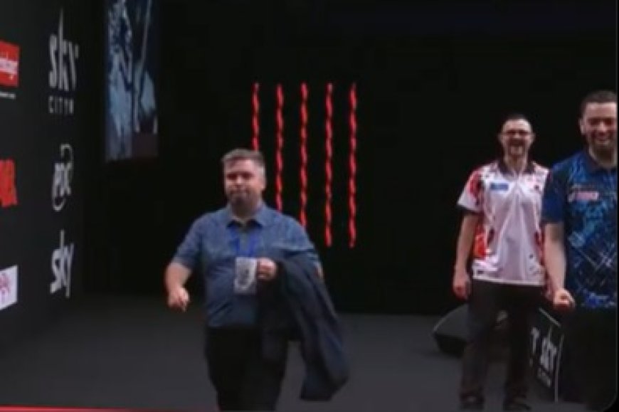 ‘Coldest thing I’ve ever seen’ – Luke Humphries’ hilarious reaction as darts announcer’s iconic act leaves world champion stunned