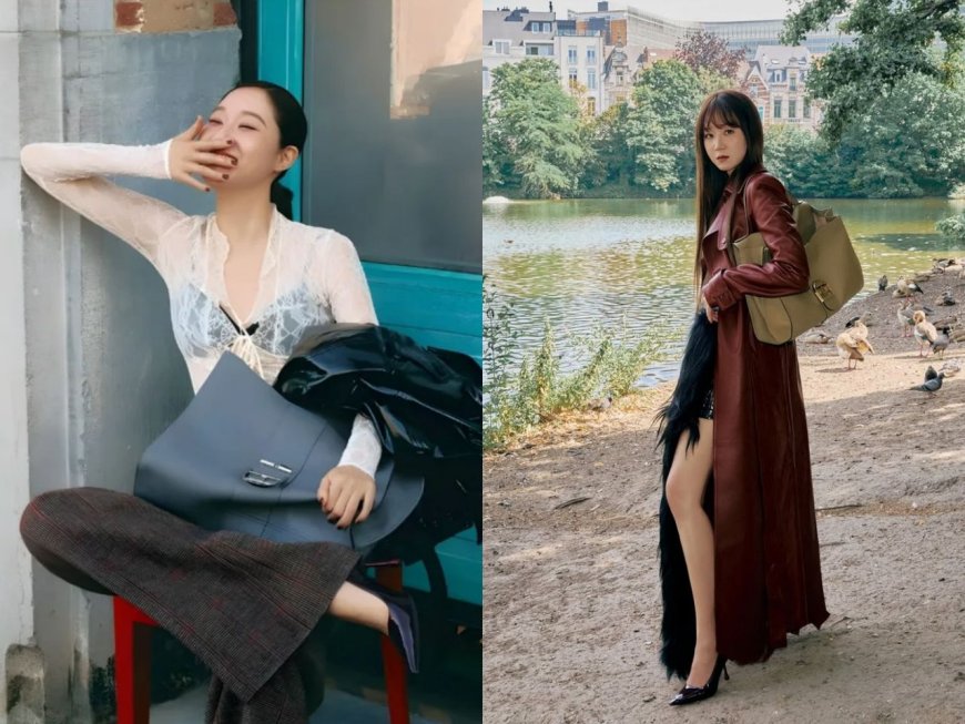 已婚也能辣翻！「行走的衣架」孔曉振透視內衣太性感　大秀美腿氣勢超強