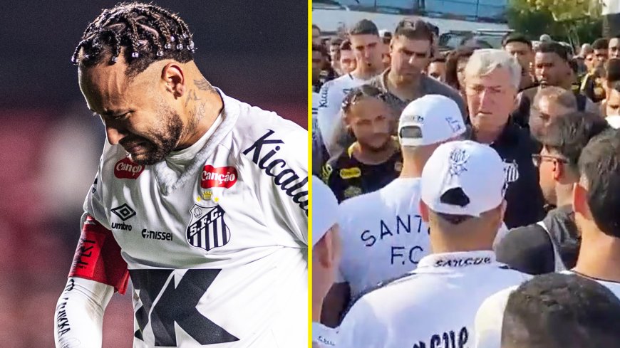 ‘Looked a broken man’ – Neymar ‘threatened with violence’ by angry fans days after worst ever defeat