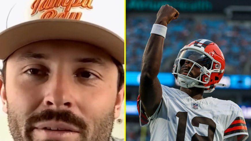 Baker Mayfield sends Shedeur Sanders five-word warning after Joe Flacco wins Browns QB battle