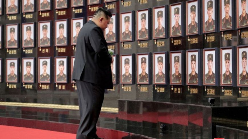 朝鲜领导人金正恩称赞在对乌“英勇”战争中阵亡的部队
