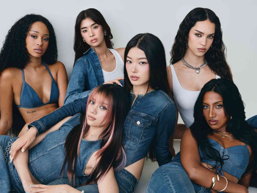 HYBE女團KATSEYE耍辣！穿上Gap秋冬低腰牛仔褲　每套Y2K穿搭都帥出圈