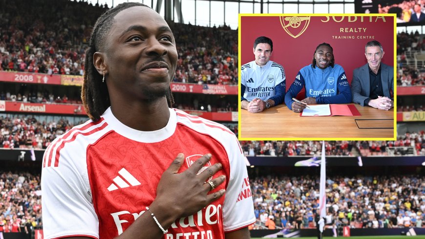 Arsenal aim dig at Tottenham as Eberechi Eze handed iconic shirt number in grand unveiling