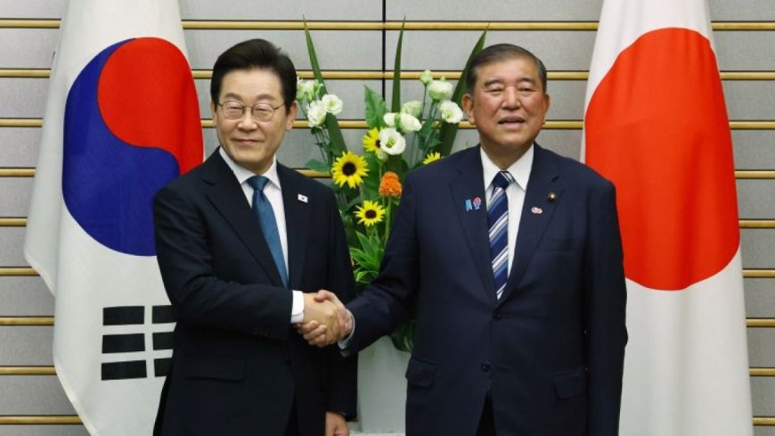 日本首相石破茂在关键的特朗普峰会前会见韩国总统李在明