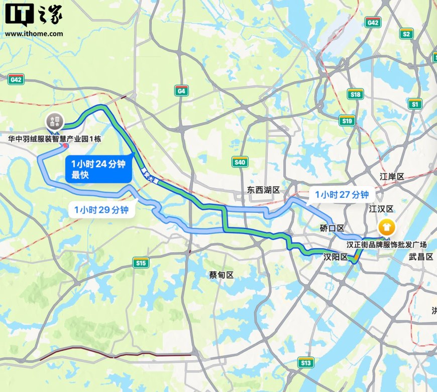 湖北省最长无人机航线物流航线首飞:跨市 50 公里用时 35 分钟用于服装产业运输服务