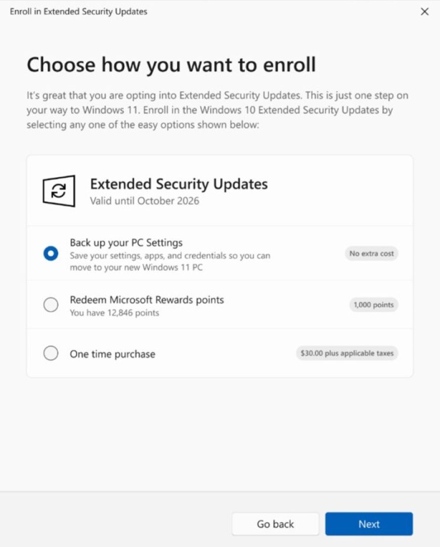 微软已陆续推送注册向导入口,Win10 安全更新续命 1 年