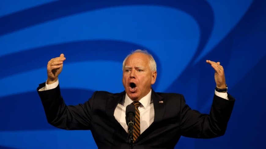 Tim Walz rips media for negative reporting on Dem party amid ‘fascist’ takeover