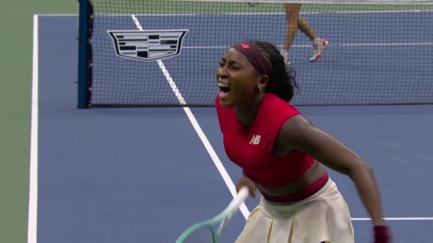 ‘It wasn’t the best’ – Emotional Coco Gauff has emphatic celebration on court after securing dramatic victory
