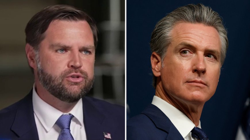 Vance accuses Newsom of being a 'cheap imitation' of Trump