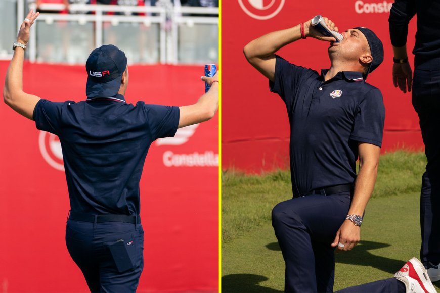 Justin Thomas shotgunned beers on Ryder Cup first tee but has now been tasked with leading Team USA