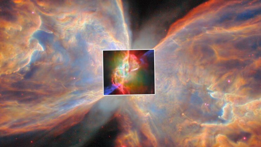 距地球约 3400 光年:蝴蝶星云中央恒星首次被“抓拍”