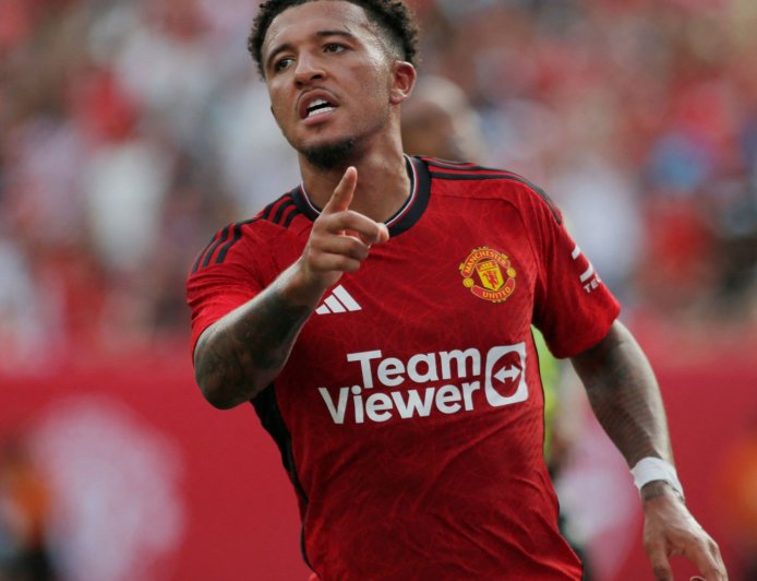 Jadon Sancho joins Manchester United&#8217;s Premier League rivals in dramatic deadline day transfer