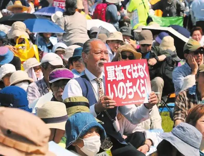 日本军国主义蠢蠢欲动，我呼吁各方联合发布声明禁止日本修宪